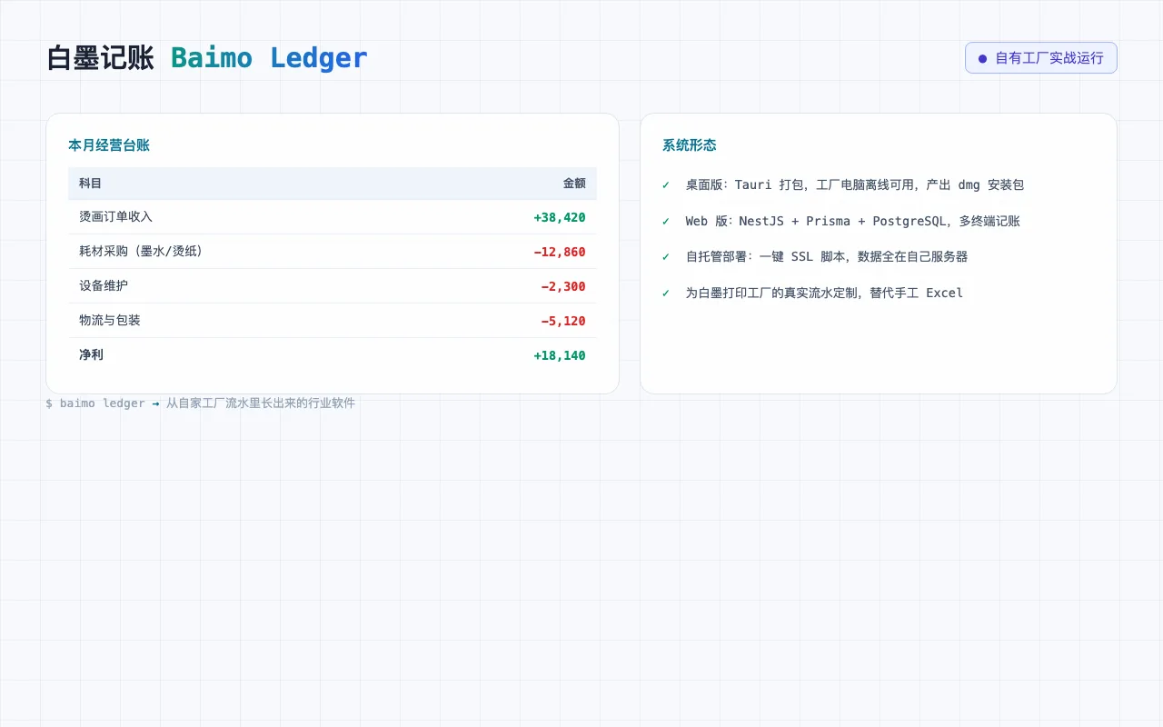 白墨记账 screenshot